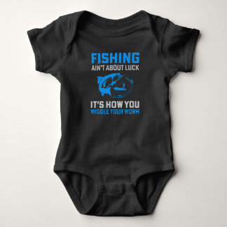 Funny Fishing T-shirt Baby Bodysuit