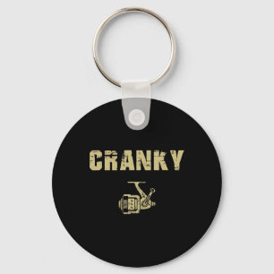 Funny Fishing Tee For Men Funny Cranky Key Ring