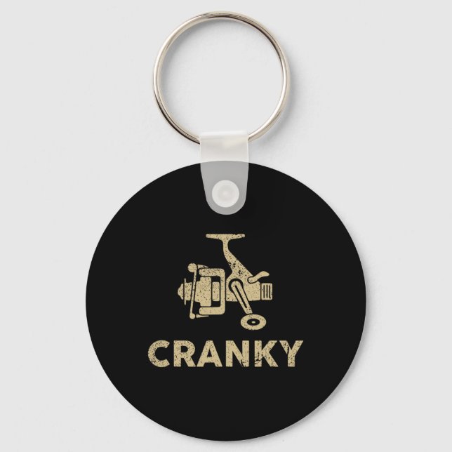 Funny Fishing Tee For Men  Key Ring (Front)