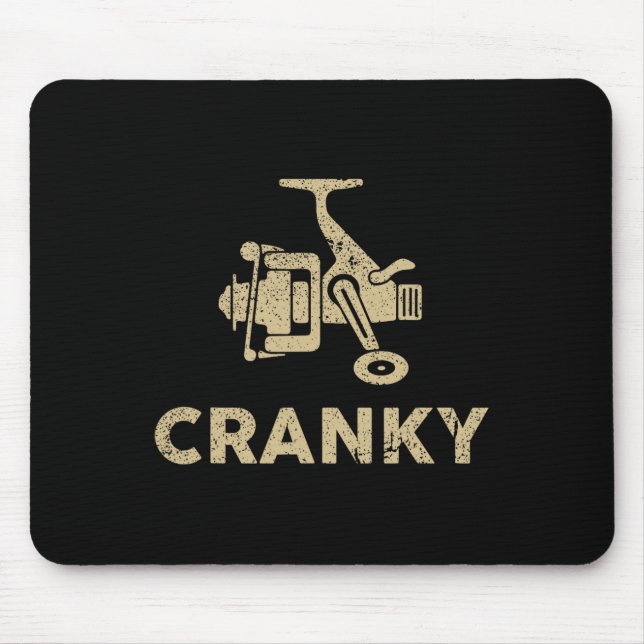 Funny Fishing Tee For Men  Mouse Mat (Front)