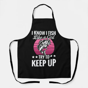 Funny Fishing Theme  Apron