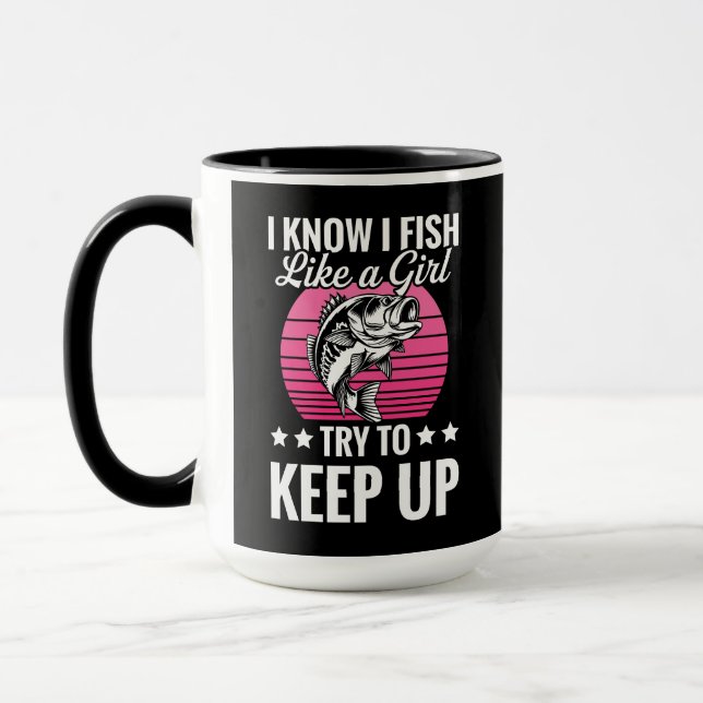 Funny Fishing Themed Mug (Left)