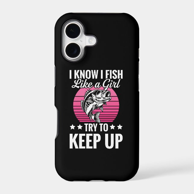 Funny Fishing Themed phone cover (Back)