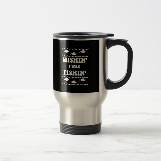 Funny fishing travel mug (Right)