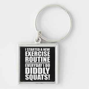 Funny Fitness Gym Keychain
