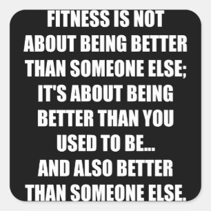 Funny Fitness Gym Motivation Sticker