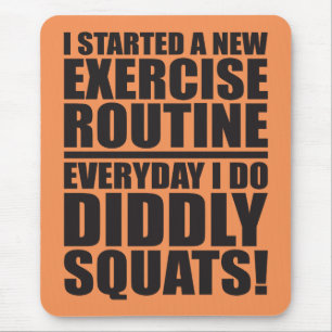 Funny Fitness Gym Mouse Mat
