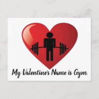 Funny Fitness Gym Valentine Card