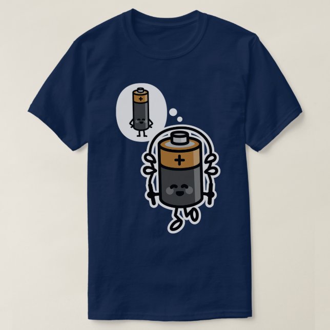 Funny fitness Lose weight battery jump rope keto T-Shirt (Design Front)