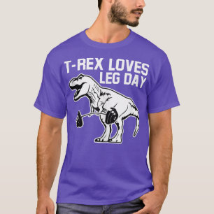 Funny Fitness Workout ClothesTre Loves Leg Day 83 T-Shirt
