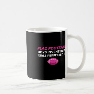 Funny Flag Football Girl 1 Coffee Mug