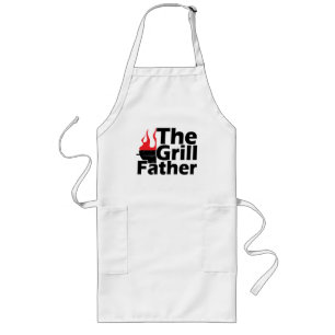 Funny Flames Grillfather Apron