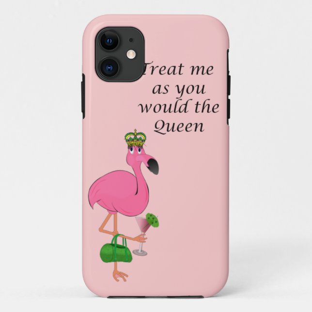 Funny Flamingo iPhone 5 Barely There Case (Back)