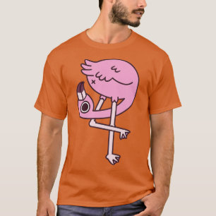 Funny Flamingo Looking At Its Butt T-Shirt