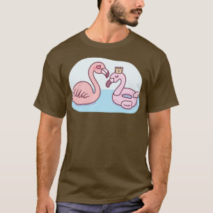 Funny Flamingo Loves Pink Flamingo Pool Float T-Shirt