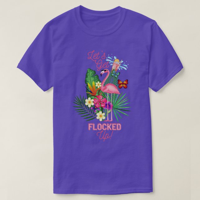 Funny Flamingo Pun T-Shirt (Design Front)