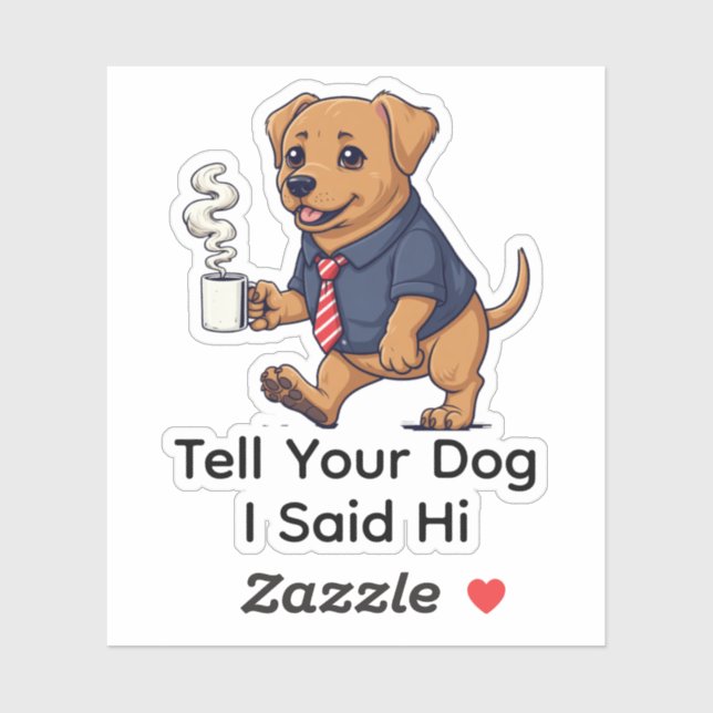 Funny Flat-Coated Retriever Business Suit Coffee  (Sheet)