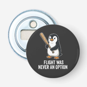 Funny Flightless Bird Penguin Design Bottle Opener