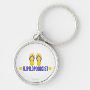 Funny Flip Flops Key Ring