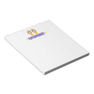Funny Flip Flops Notepad