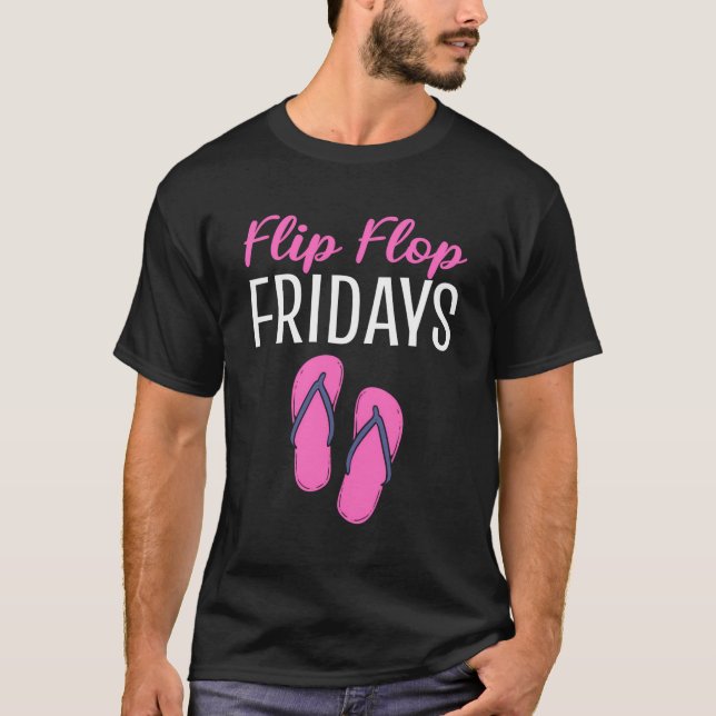 Funny Flip Flops Shopaholic T-Shirt (Front)