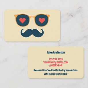 Funny Flirting Business Card