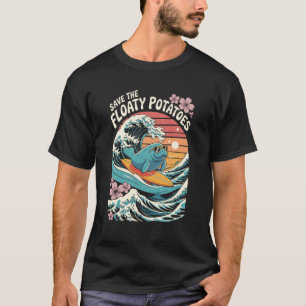 Funny Floaty Potato Manatee Sea Cow T-Shirt