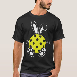 Funny Floppy Bunny Ears Pickleball Lovers Cute T-Shirt