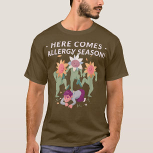 Funny Flora Spring Floral Sunflower Season Tee