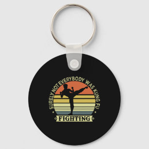 Funny Floral Halloween Skeleton Drinking Coffee Ne Key Ring
