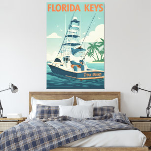 Funny Florida Keys Canvas Print