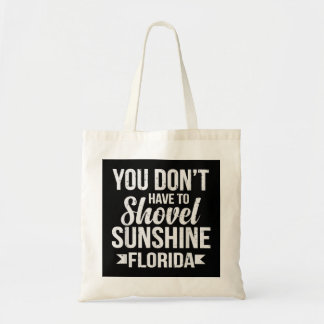 Funny Florida Vacation Gift Funny Snow Bird Beach  Tote Bag
