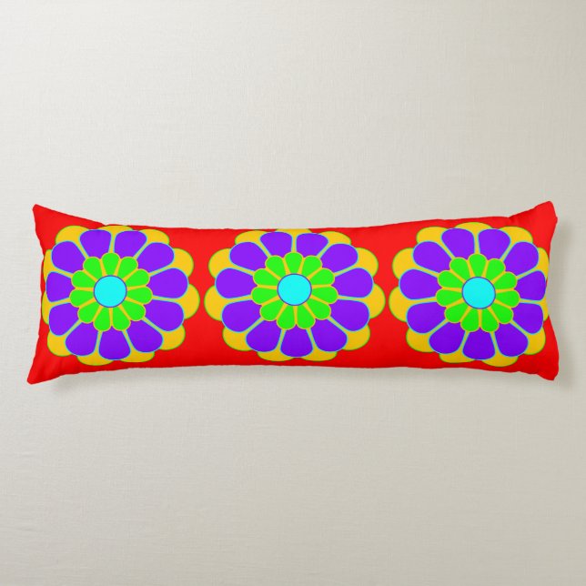 Funny Flower Power Bloom II Body Cushion (Front)
