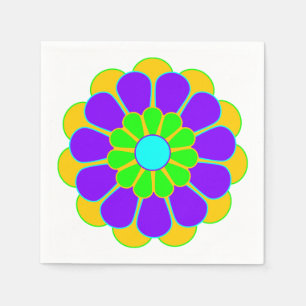 Funny Flower Power Bloom II + your idea Napkin