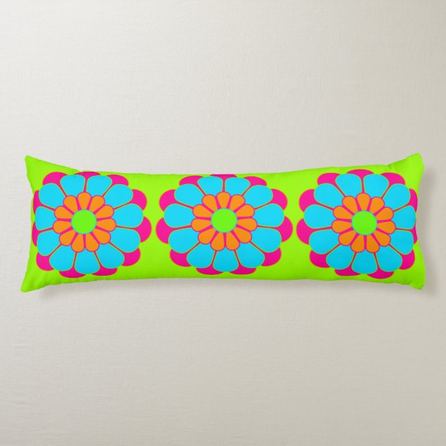 Funny Flower Power Bloom III Body Cushion (Front)