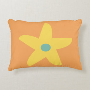 Funny Flower Throw Pillow