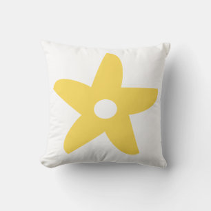 Funny Flower Throw Pillow