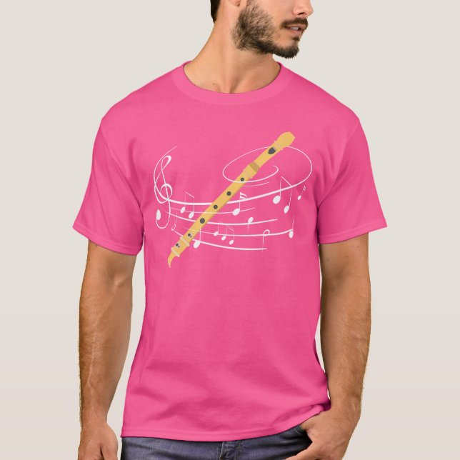 Funny Flute Shirt Flute Gift (Front)
