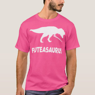 Funny Fluteasaurus Flute Dinosaur (Flute Shirt) T-Shirt
