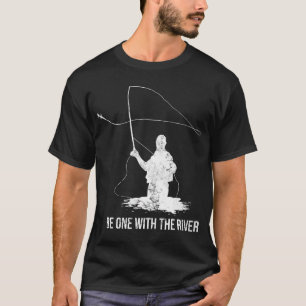 Funny Fly Fishing Fish Angling Fishermen Rod Gift T-Shirt