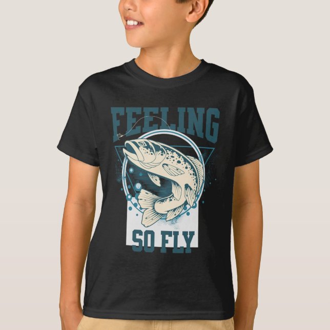 Funny Fly-fishing Shirt For Fishermen  (Front)