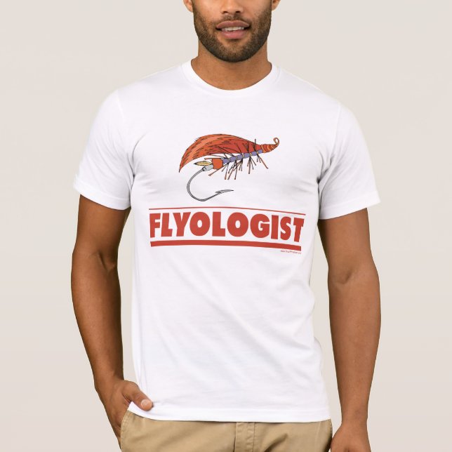 Funny Fly Fishing T-Shirt (Front)