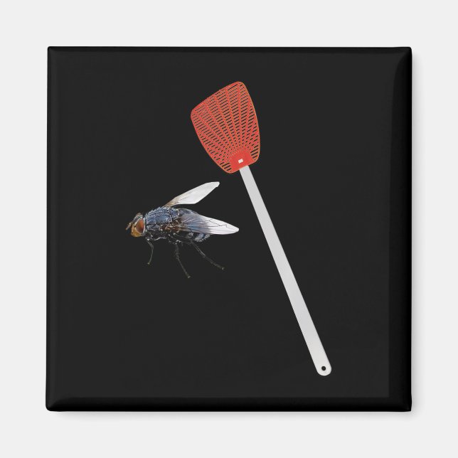 Funny Fly Swatter Pro Biden Harris 2020 Debate Sar Magnet (Front)