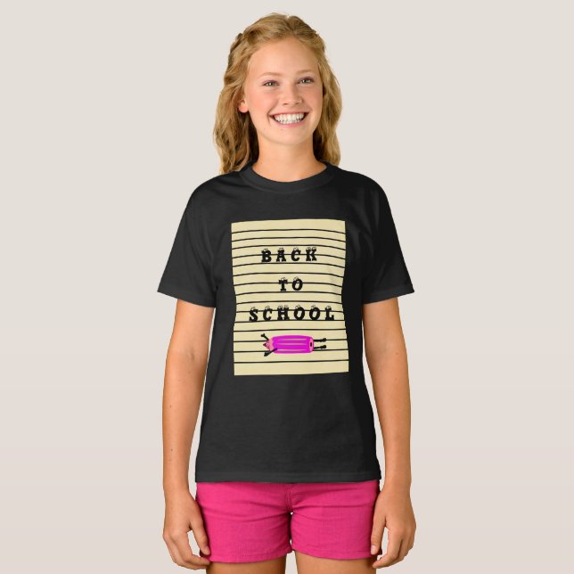 Funny flying pencil  T-Shirt (Front Full)