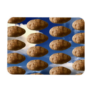 Funny Flying Potatoes Space Potato Photo Magnet