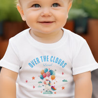 Funny Flying Unicorn Rainbow Colours 1st Birthday