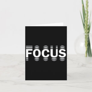 Funny Focus Humour Funny Humourous Sayings Focus  Card