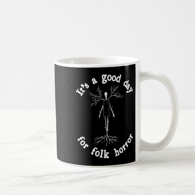 Funny Folk Horror Saying Ancient Pagan Symbol Cree Coffee Mug (Right)