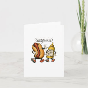 Funny Food Art Card