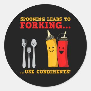 Funny Food Funny Condiments Birth Control Quotes Classic Round Sticker